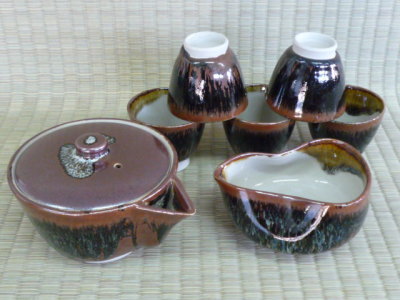 上野焼 煎茶器の画像